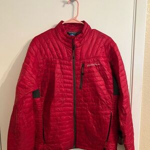 Eddie Bauer Red Down Jacket